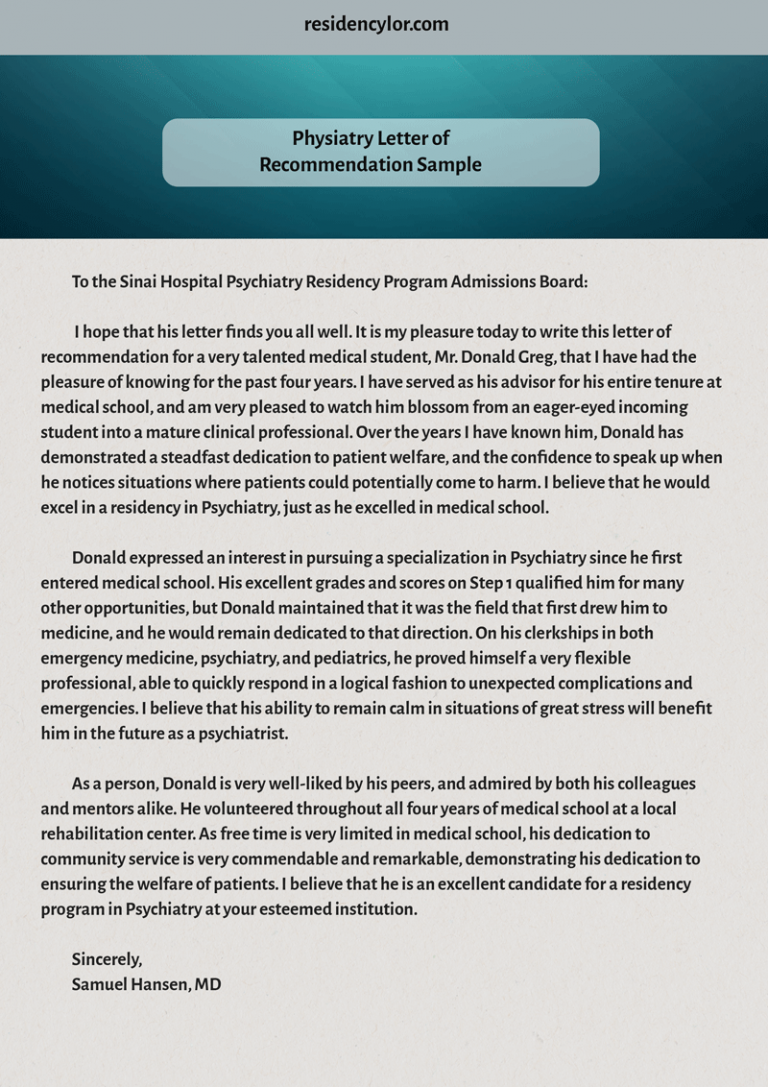 Write a Psychiatry Letter of With Our Help